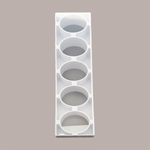 Stampo in Plastica 5 Monodosi per Biscotto Mini Cioccogel 60 mm