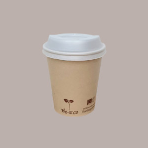 100 Pz Coperchio Beccuccio CPLA BIO Bianco Dm74 7oz BHF20
