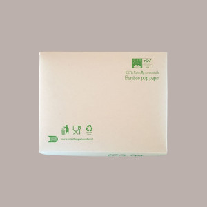 Box Vassoio Alimenti Piccolo Bio Eco Bamboo130x110H65 x 60 pz. [71809339]