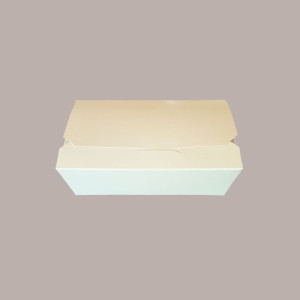 60 Pz Box per Alimenti Medio in Carta Crema Asporto 180x120H50 [2403fe28]