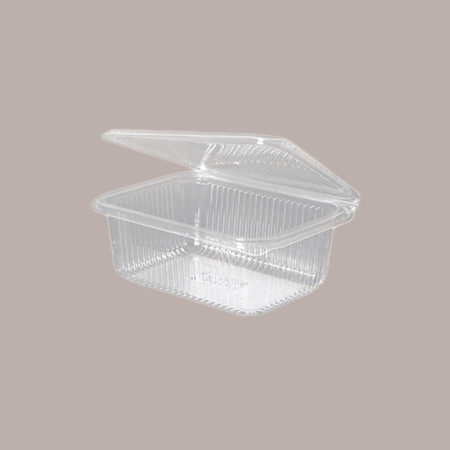 50 Pz Vaschetta con Coperchio Trasparente Alimenti Bio PLA 1000cc [984726a4]