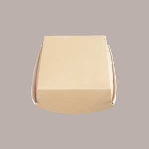 100 Pz Porta Panino Hamburger Medio Bio Compost 120x120H110 [f5b26568]