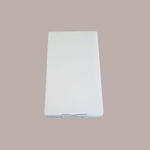 50 Pz Scatola Asporto Triplo Vegetale Bianca Stesa 290x170H75 [a1683596]