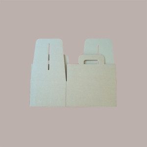 10 Bauletto Grande Take Away Food Box Carta Avana 280x200H140 [304c4f45]