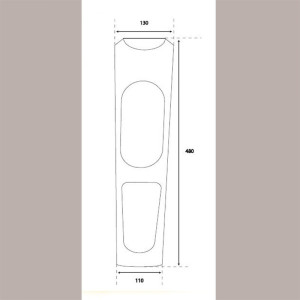 Porta Patatine e Porta Bicchiere Carta Avana Freebox TRIO x 50 pz [99a12201]