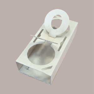 100 Pz Cestino Carta Avana 2 Fori Porta Cappuccino Asporto Speed [bf260198]