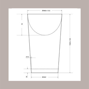100 Pz Bicchiere Carta Avana Porta Patatine Maxi Bio Compostabile [b12c8f2a]