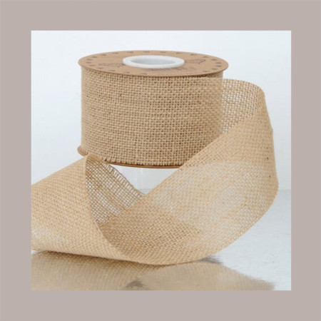 2 Pz Nastro Rete Juta Naturale Taglio Vivo 70mm x 10 Mt [4cc0d94c]