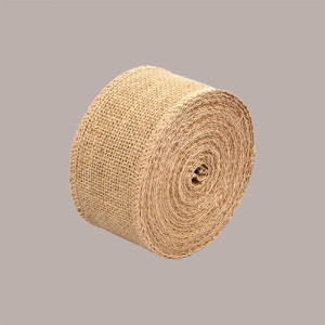 2 Pz Nastro Rete Juta Naturale Taglio Vivo 70mm x 10 Mt [27ab1c5b]