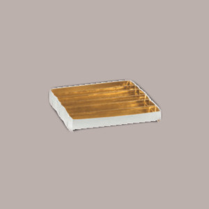 5 Pz Book Libro Scatola Carta Cioccolatini Marrone 145x145H40 mm [08a94239]