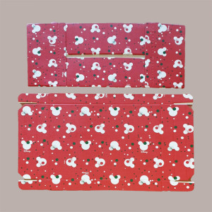 3 Pz Scatola Baule+Coperchio Carta Mickey's Disney 340x250H120 [9c046508]