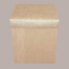 5 Pz Scatola Baule+Coperchio Carta Onda Avana 250x250H200 mm [b8c029d2]