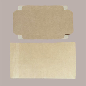 5 Pz Scatola Baule+Coperchio Carta Onda Avana 250x250H200 mm [bd906ecc]