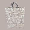 20 Pz Shopper Carta Marrone Words Manico Cordino 350x130H430 [22407785]