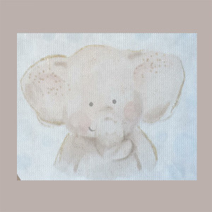 300 Pz Bavaglini Baby Bambino Fantasia Elefantino Puppy in Tnt