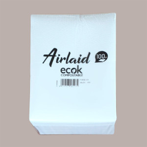 100 Pz Airclean Magic Panno in Carta Multiuso Compostabile 38x30 [bd0830dc]