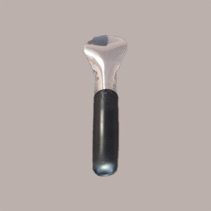 Spatola per Gelato Acciaio con Manico Ergonomico Nero 26 cm [5606cf4f]