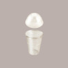 50 Pz Bicchiere PLA BIO 300cc con Coperchio Cupola con Foro [9363fbd8]