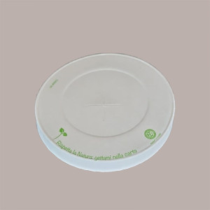 50 Coperchio Carta Bianco Foro Taglio Croce Dm80 Bicchiere BH25 [d1555b62]