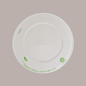 50 Coperchio Carta Bianco Foro Taglio Croce Dm80 Bicchiere BH25 [bf6ed96b]