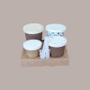100 Porta Bicchieri Carta 4 Fori per Caffè Cappuccino AMERICANO [0a903c19]