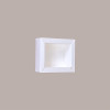20 Scatola Porta Cioccolatini Quadretto Seta Bianco 60x50H30mm [f55ae697]