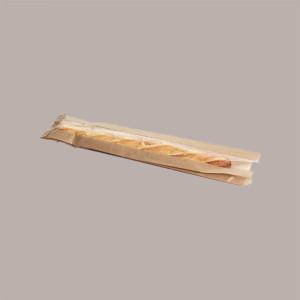 1000 Sacchetto Carta Avana Demi Baguette Finestra Micr 12+5H34 [8dd0f2da]