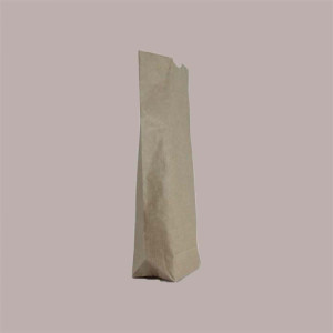 100 Pz Sacchetti Carta Avana Antiunto Fondo Esagonale 13x20cm [489040b9]