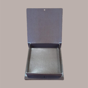 5 Pz Book Libro Scatola Carta Cioccolatini Lino Marrone 145x75H40