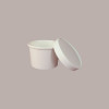 25 Pz Coperchio in Carta Cestello Barattolo Ice Cream Bucket 120cc [603bbb42]