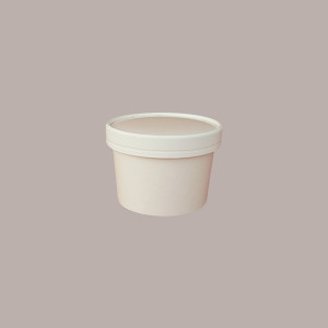 25 Pz Coperchio in Carta Cestello Barattolo Ice Cream Bucket 120cc [d2763d58]