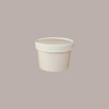 25 Pz Coperchio in Carta Cestello Barattolo Ice Cream Bucket 120cc [d2763d58]