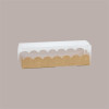 20 Astuccio Pvc Vaschetta Carta Nature Porta Cioccolatini 19x5H5 [0bf1845d]