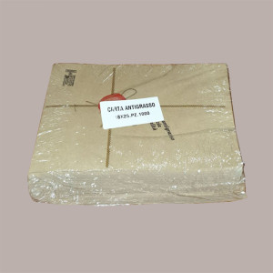 1000 Pz Foglietto Carta Avana Antigrasso 180x250 mm Pizza Snack