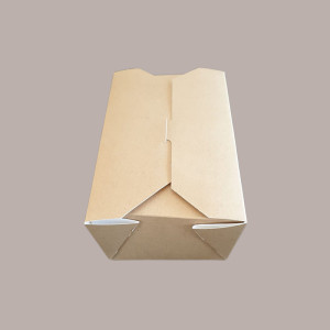 50 Pz Box  Alimenti Grande Asporto Foodbox Avana 200x140H65