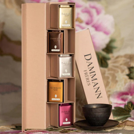 Cofanetto Regalo Coffret Iris Tè ed Infusi 5x30g Damman Domori [86968914]