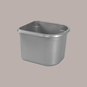20 Pz Gelatiera 1/2 Sorbettiera Silver Usa e Getta 2500cc ALCAS [cce561f0]