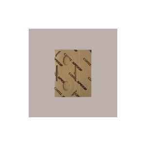 100 Pz Cestino Carta Avana 2 Fori per Caffè Asporto Coffee Speed [cf6fa386]