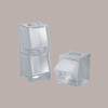 3 Pz Contenitori Impilabili Porta Granelle Plexiglass 115x133H435mm [32c5080a]