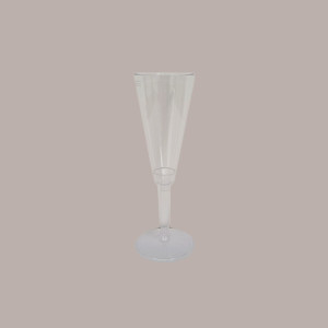 20 Pz Calice Champagne cc100 Trasparente completo di base [99043973]