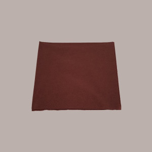 100 Pz Tovagliolo Carta 24x24 2 Veli Ripiegato Cioccolato Aperitivo [d9dc7cbc]