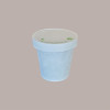 100 Bicchiere Termico Caffè 3oz Carta Bianca Damasco 80cc B05 [b5ef357e]