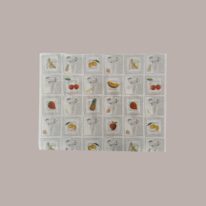 400 Pz Fogli Carta Ripiegati in Box Gelato 30x40 Fantasia Silver [3ecbb1f4]