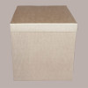 5 Pz Scatola Baule+Coperchio Carta Onda Avana 250x250H300 mm [3030053d]