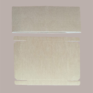 5 Pz Scatola Baule+Coperchio Carta Onda Avana 250x250H300 mm [872dc439]