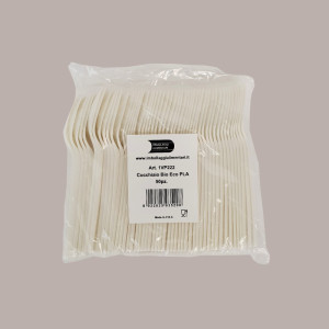 50 Cucchiaio Biodegradabile e Compostabile PLA BIO ECO 16cm