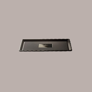10 Pz Vassoio Rettangolare Medoro Oro Plastica Rigido 15x35 Alcas [414cc1df]