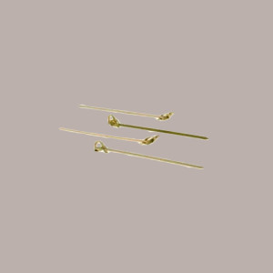 100 Pezzi Deco Spiedino cm15  Natural Bamboo Legno