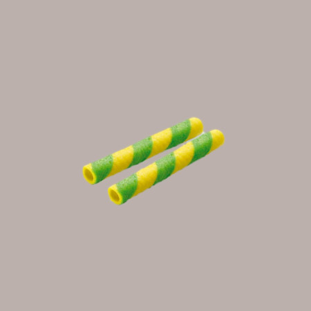 220 Pz Sigaretta Cialda Arrotolata Colorette Giallo Verdi Bussy [de975217]