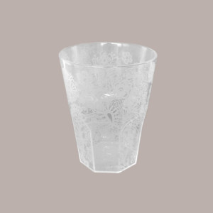 Bicchiere Cocktail Tumbler Decorato cc250 Riutilizzabile x 5 pz. [1954d218]